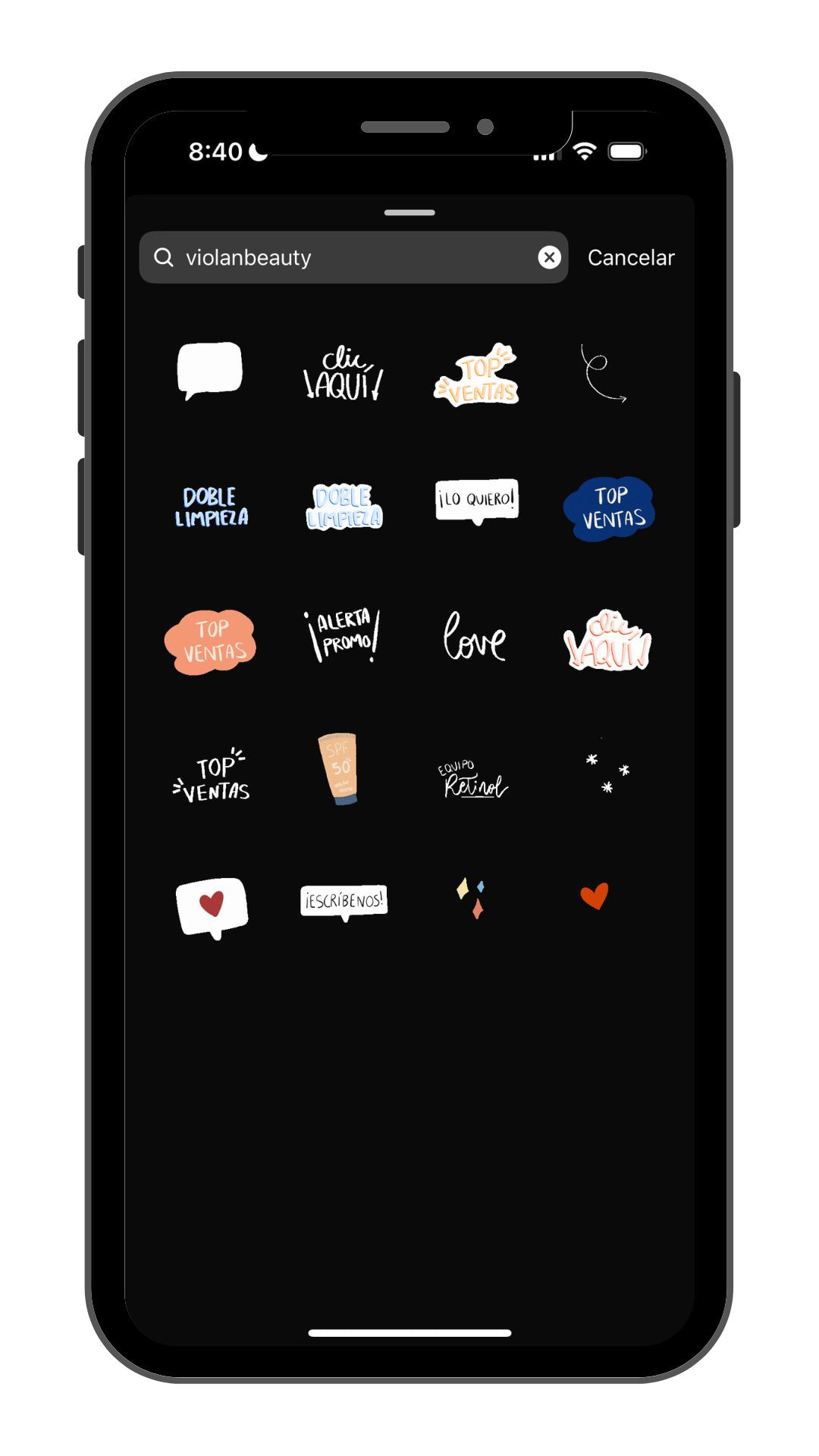 LUCESLUSIA_Proyectos_Comunicacion_Diseño_Violan_StickersInstagram_1
